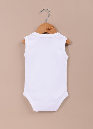Le Pur BioKool Baby Boy Sleeveless Bodysuit Set – Pack of 5 (Blue, White) - LE PUR!