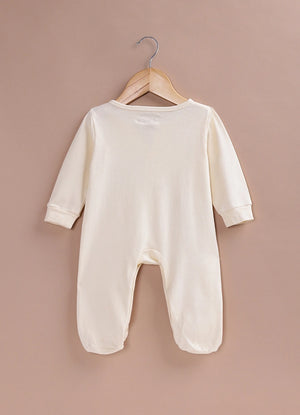 Le Pur BioKool Baby Embroidered Sleepsuit | Soft Cotton Footed Romper - LE PUR!