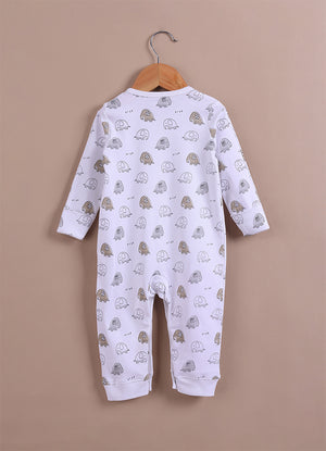 Le Pur Unisex Baby Sleepsuit Set of 2 | BioKool Cotton Newborn Clothes | Infant Rompers with Elephant & “Love You Mummy” Print - LE PUR!