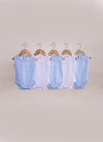 Le Pur Biocool Baby Boy Sleeveless Bodysuit Set – Pack of 5