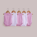 Le Pur BioKool Baby Girl Sleeveless Bodysuit Set – Pack of 5 - LE PUR!
