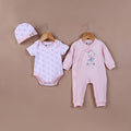 Le Pur Baby Girls BioKool All-in-One Set – Bodysuit, Romper & Cap - LE PUR!