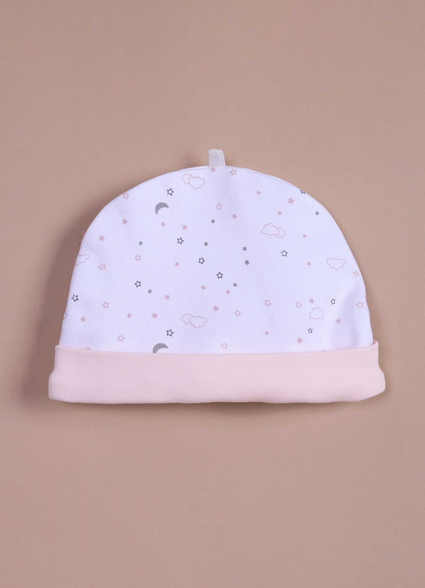 Le Pur BioKool Cotton Baby Girl All-In-One Set – Bodysuit, Sleepsuit & Cap (Peach) - LE PUR!