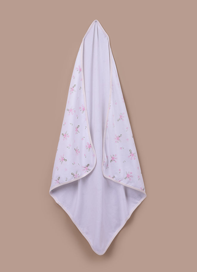 Le Pur BioKool 3-Piece Baby Gift Set – Romper, Bib & Blanket (Pink Floral Print) - LE PUR!