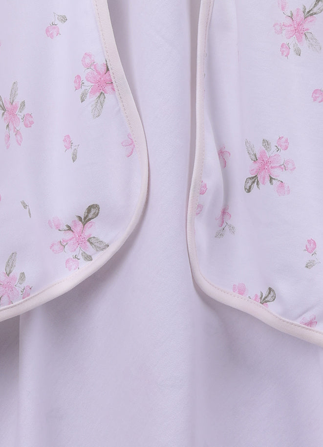 Le Pur BioCool 3-Piece Baby Gift Set – Romper, Bib & Blanket (Pink Floral Print) - LE PUR!