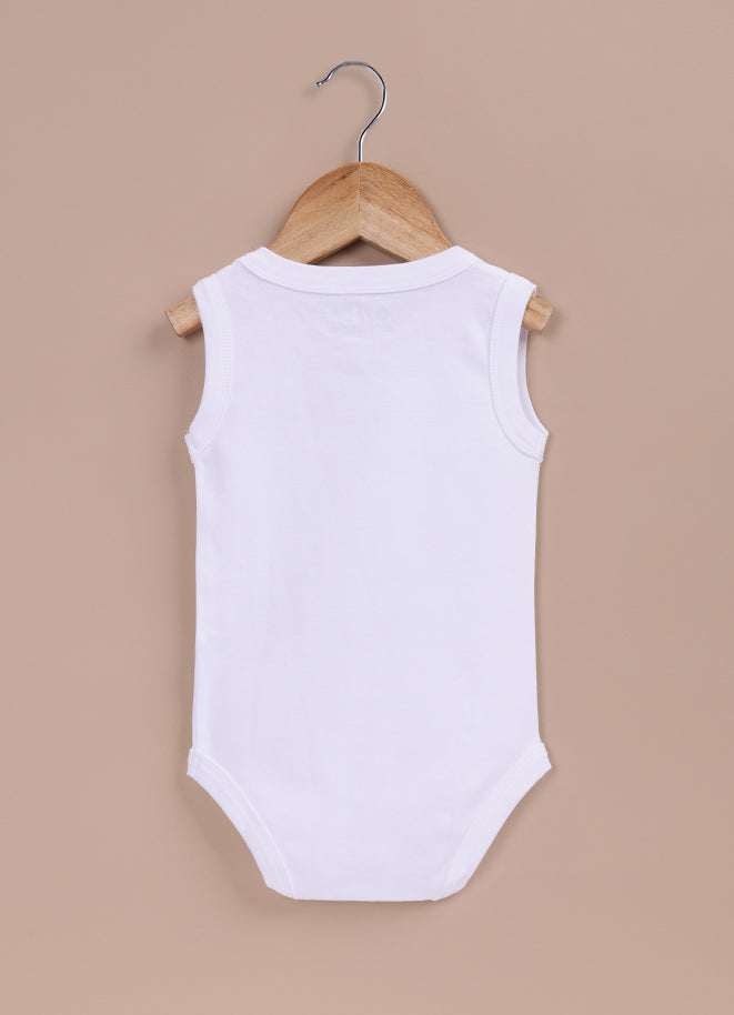 Le Pur Biocool Baby Boy Sleeveless Bodysuit Set – Pack of 5 (Pink, White) - LE PUR!
