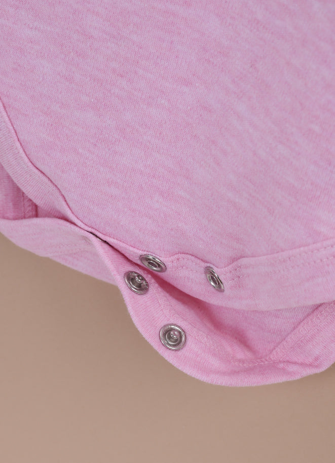 Le Pur Biocool Baby Boy Sleeveless Bodysuit Set – Pack of 5 (Pink, White) - LE PUR!