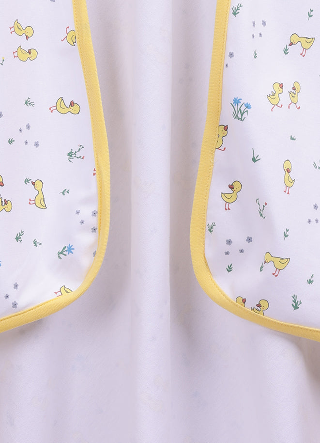 Le Pur BioKool Baby Hooded Blanket Set of 2 – Yellow Duck Prints - LE PUR!