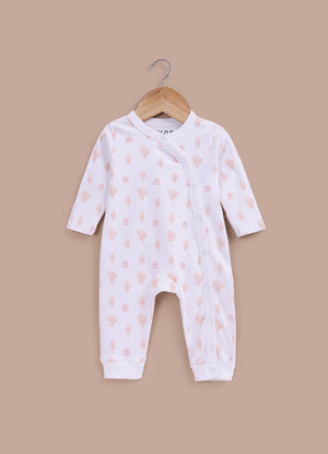 Le Pur Baby Girl BioKool Cotton Sleepsuit Set of 3 Soft Infant Romper - LE PUR!