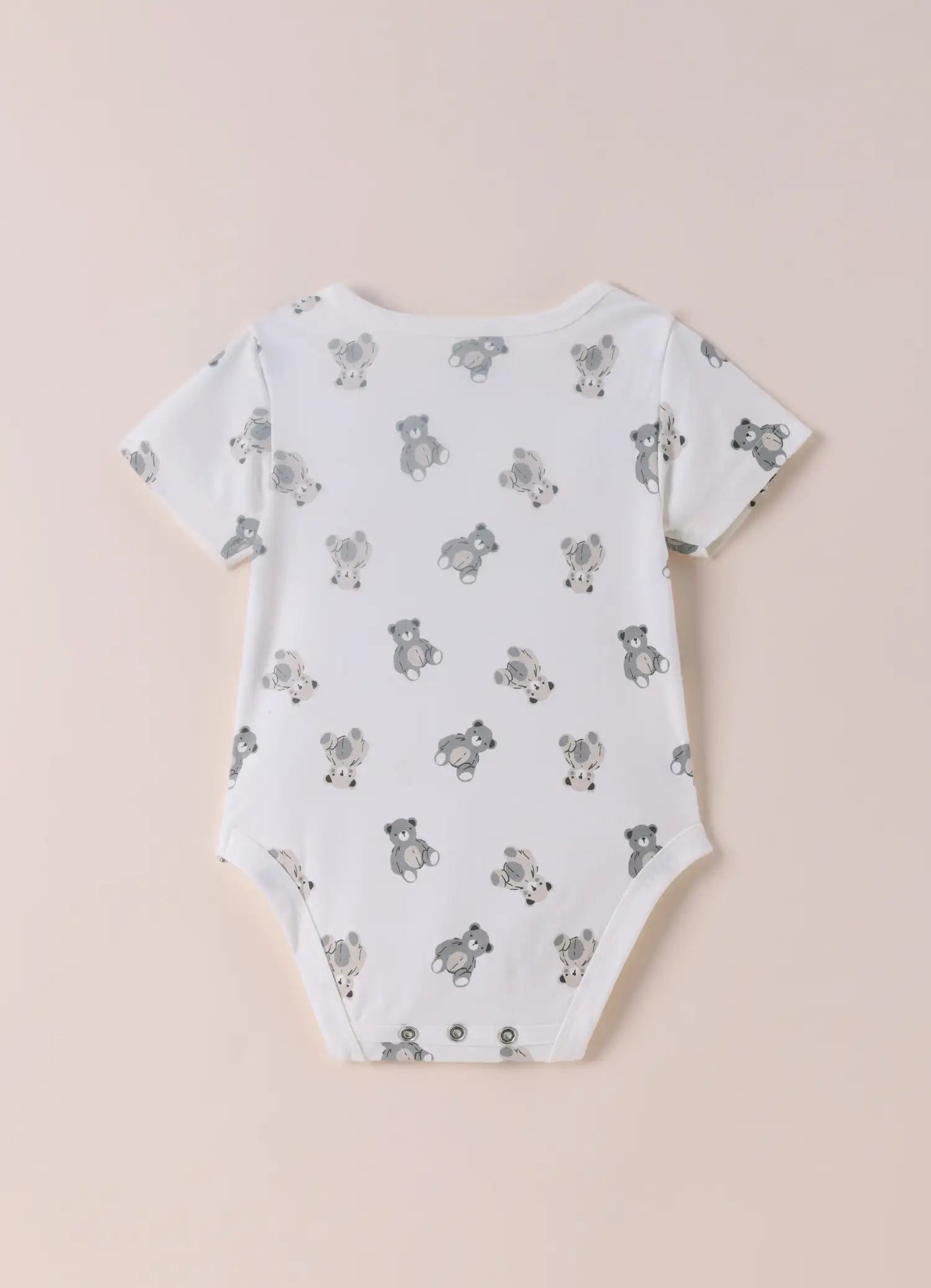 TENCEL™ Printed Bodysuit Pack of 3- Grey & White - LE PUR!