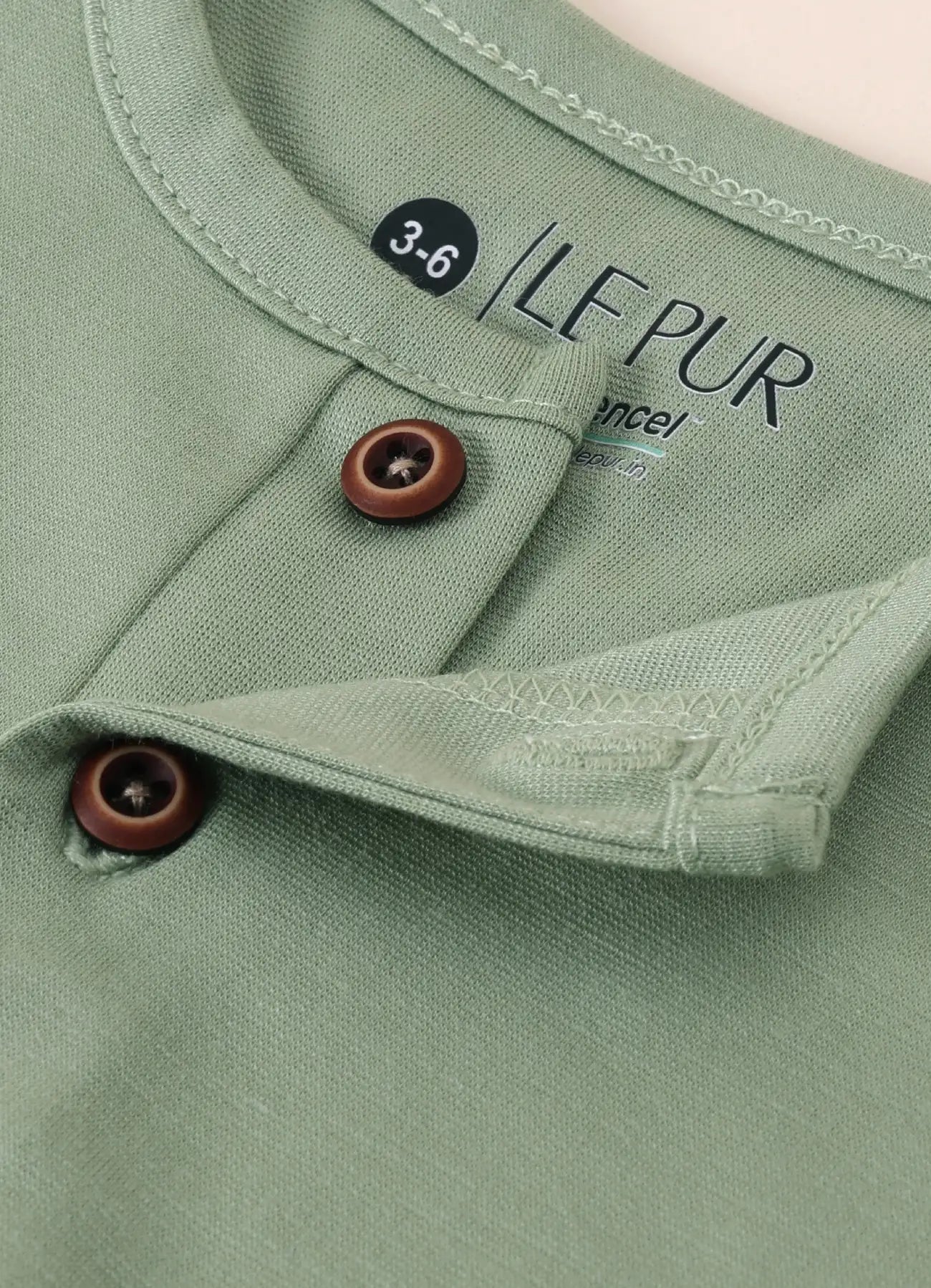 TENCEL™ T-Shirt and Shorts Set- Sage Green - LE PUR!