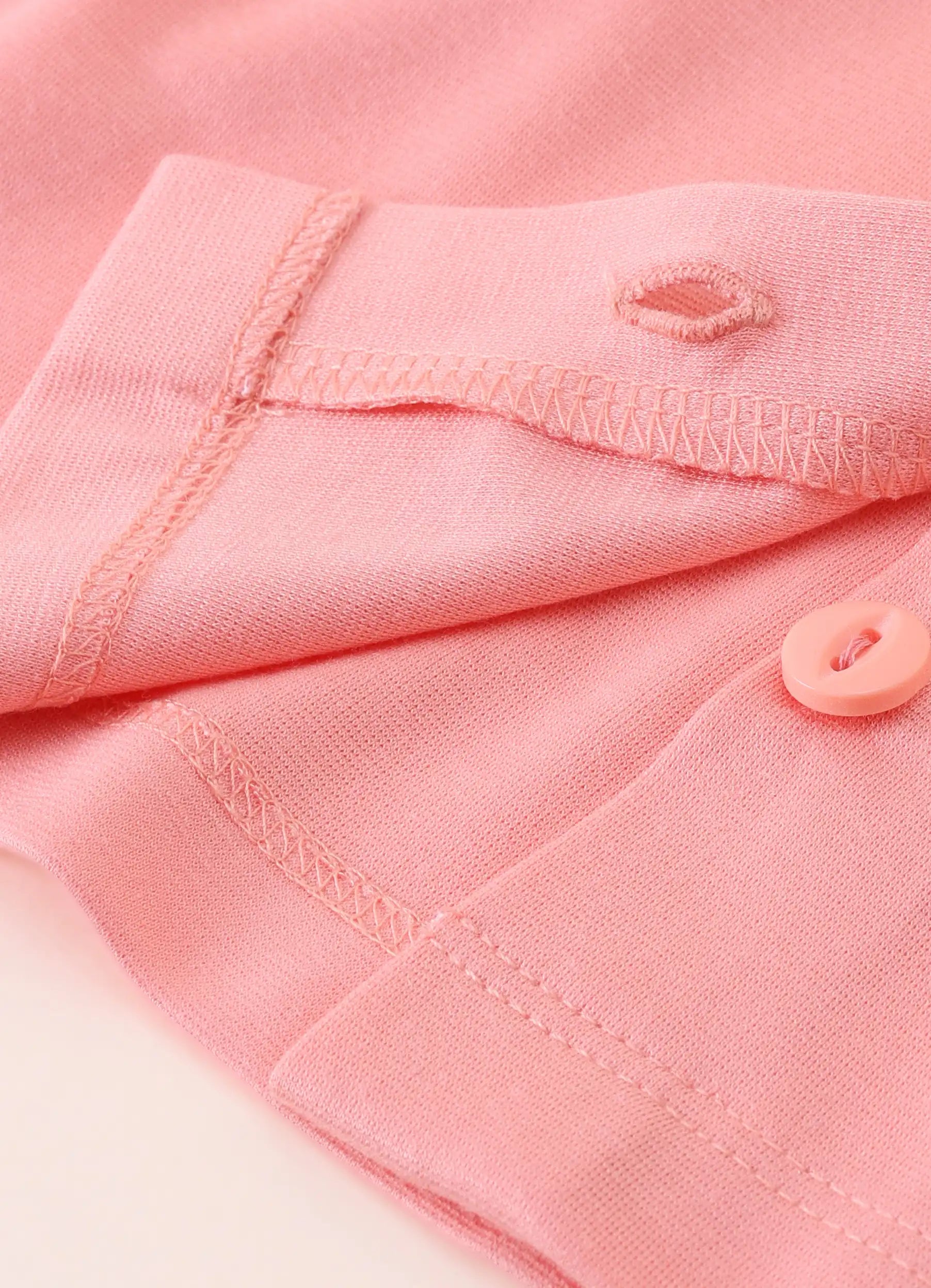TENCEL™ Flutter Sleeve Dress with Bloomer Set- Pink - LE PUR!