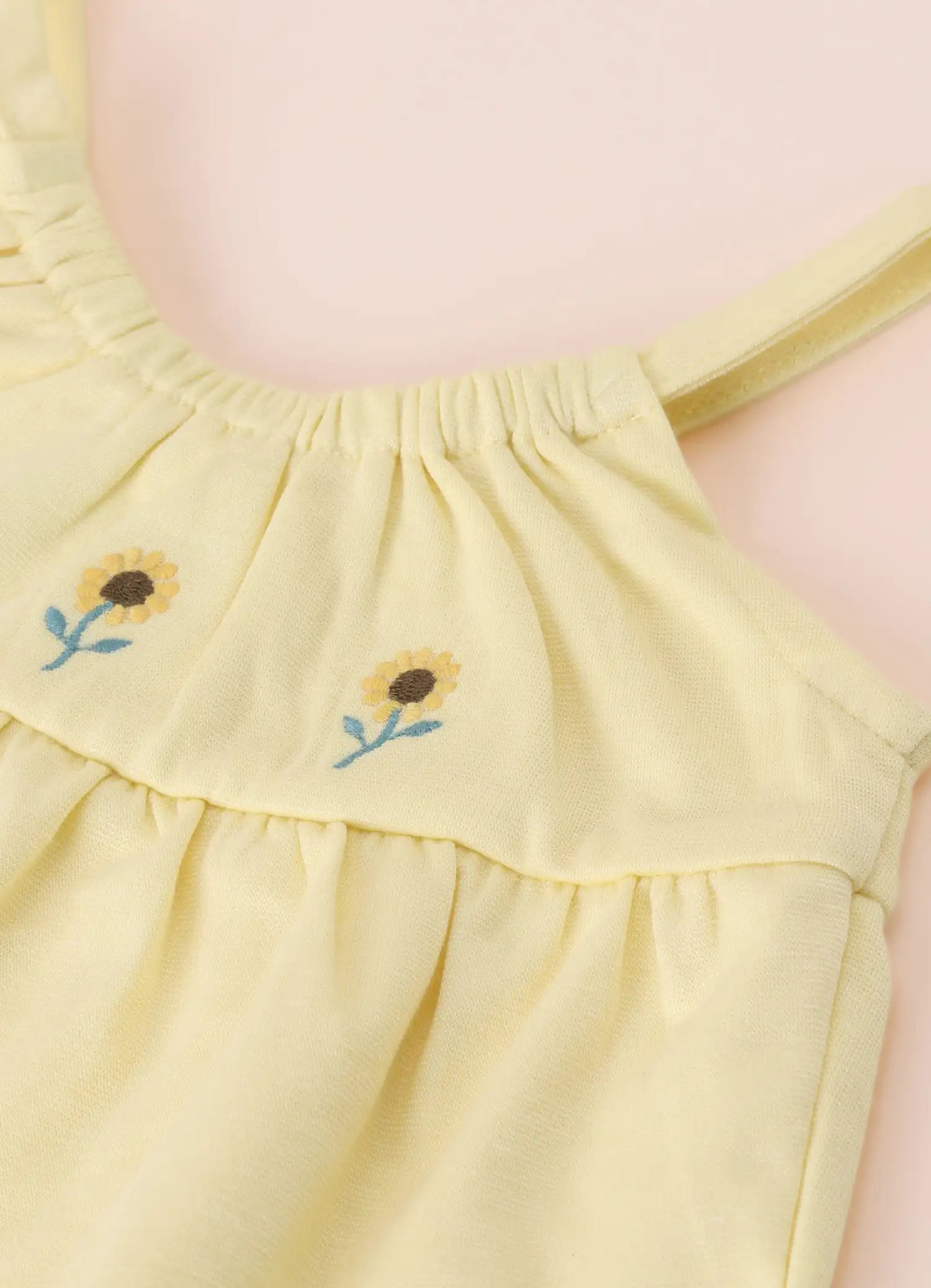 TENCEL™ Floral Dress with Bloomers Set- Yellow - LE PUR!