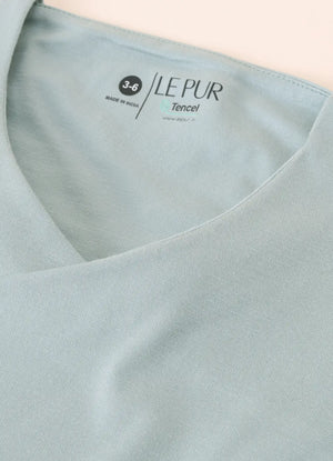 TENCEL™ Wrap Romper- Sage Green - LE PUR!