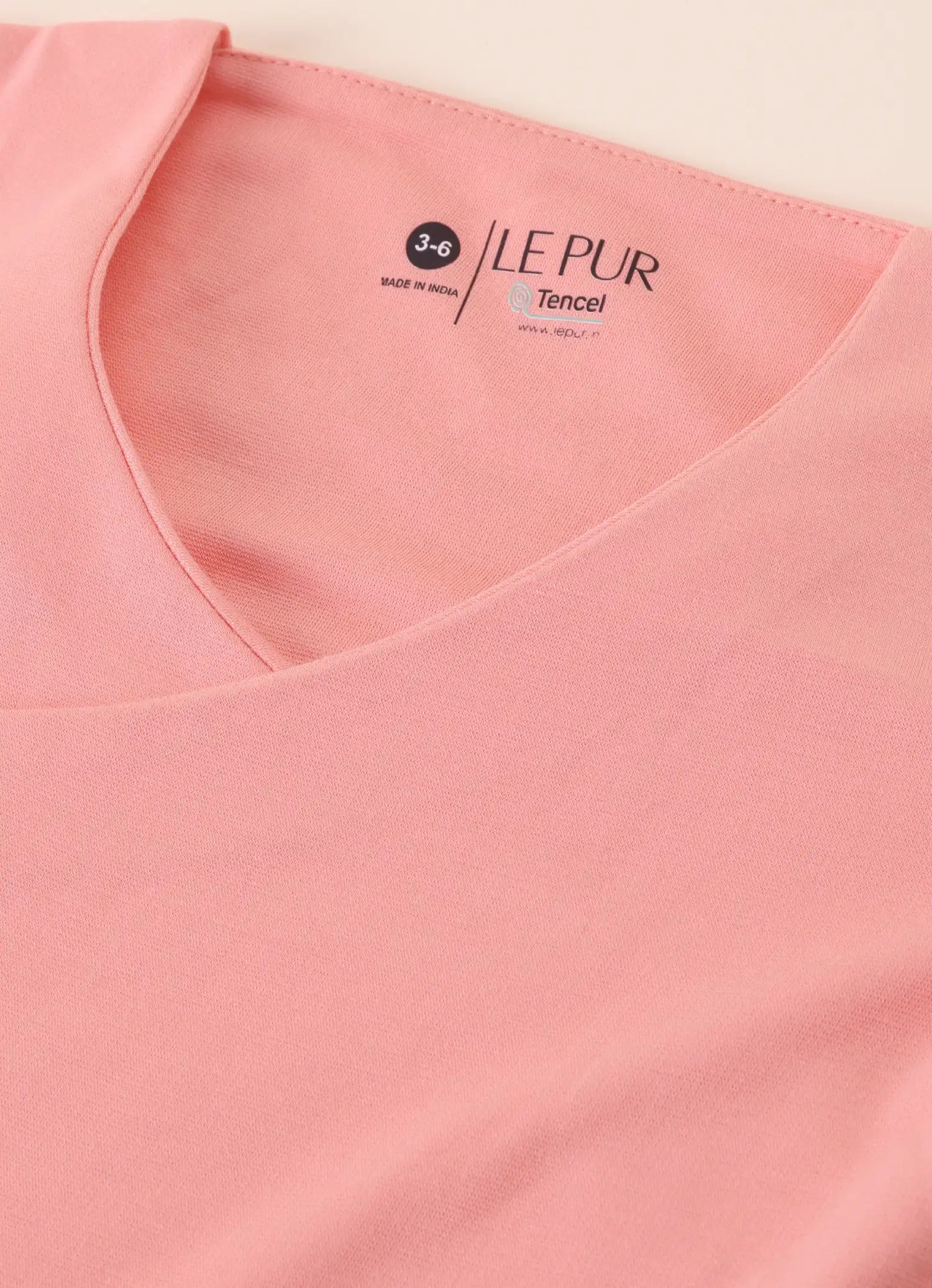 TENCEL™ Wrap Romper- Pink - LE PUR!