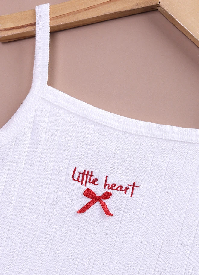 Le Pur Baby Strappy Bodysuit | Soft Cotton Pointelle Sleeveless Onesie