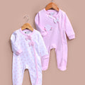 Le Pur Baby Girl BioKool Cotton Sleepsuit Set of 2 Soft Infant Romper - LE PUR!