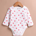 Le Pur Baby Valentine Print Bodysuit | Soft Cotton Full Sleeve Onesie – I Love Mummy & Daddy - LE PUR!