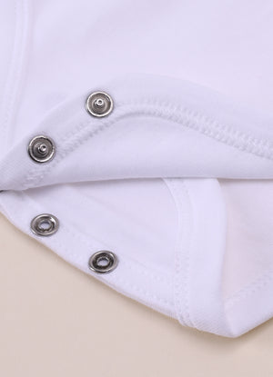 Baby Boys Cotton Sleeveless Bodysuit Set Sky Melange & White – Pack of 2 - LE PUR!