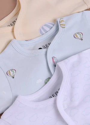 BioKool Cotton Little Balloon Front Open Jabla Set - Pack of 3 - LE PUR!
