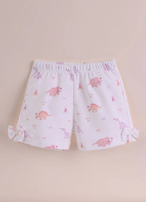 BioKool Cotton Collar Top & Shorts Set - White - LE PUR!