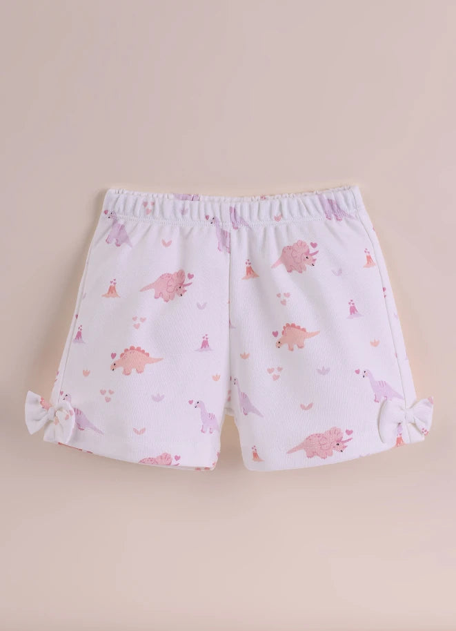 BioKool Cotton Collar Top & Shorts Set - White - LE PUR!