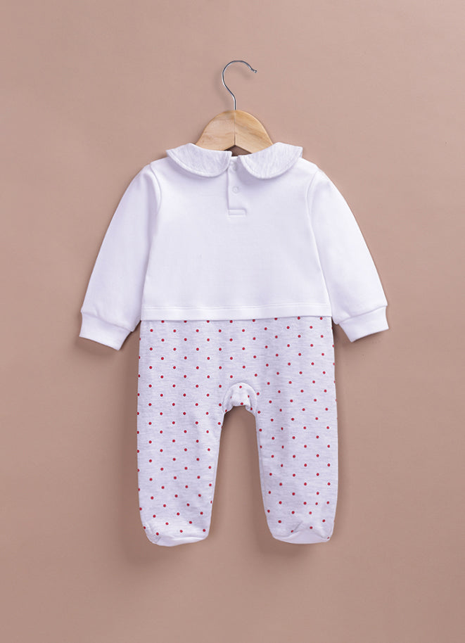 Le Pur Biocool Baby Footed Sleepsuit | Soft Cotton “Fly Little One” Romper with Peter Pan Collar - LE PUR!