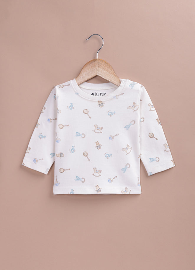 Le Pur Biocool Baby Pyjama Set | Soft Cotton All-Over Print Baby Boy Top & Pant Set - LE PUR!