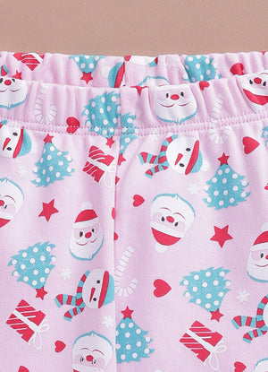 Le Pur BioKool Christmas Print Kids Night Suit | Soft Cotton Pajama Set - LE PUR!