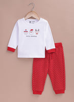 Le Pur BioCool Merry Christmas Kids Night Suit | Soft Cotton Pajama Set