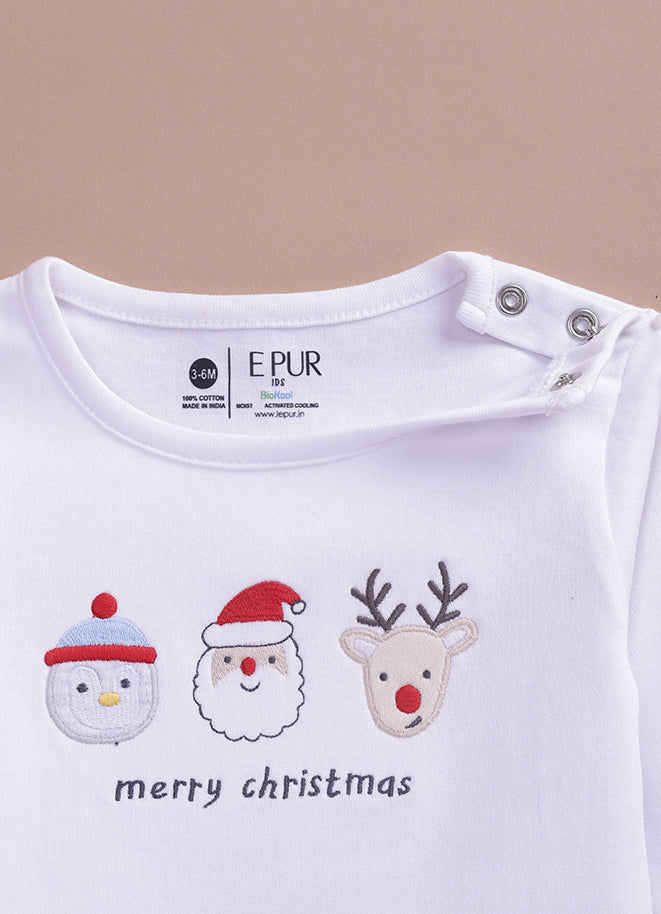 Le Pur BioCool Merry Christmas Kids Night Suit | Soft Cotton Pajama Set - LE PUR!