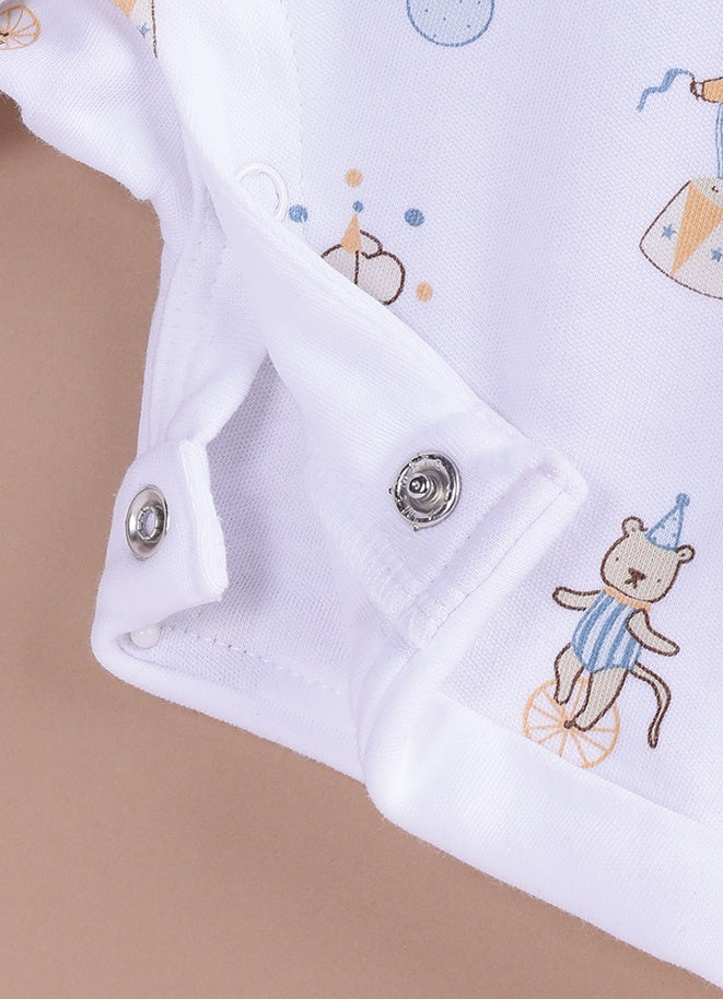 Le Pur BioKool Baby Dungaree Set | Soft Cotton T-Shirt & Printed Dungaree Outfit - LE PUR!