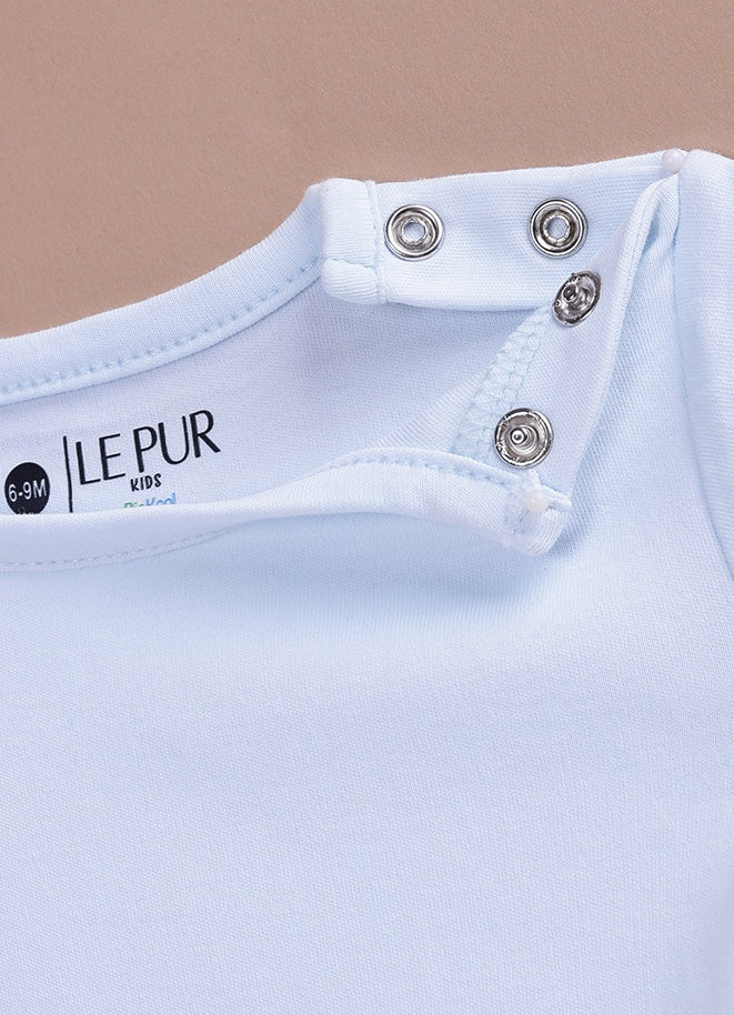 Le Pur BioKool Baby Dungaree Set | Soft Cotton T-Shirt & Printed Dungaree Outfit - LE PUR!
