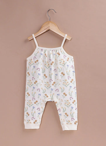 Le Pur BioCool Baby Floral Printed Romper | Soft Cotton Sleeveless Jumpsuit - LE PUR!