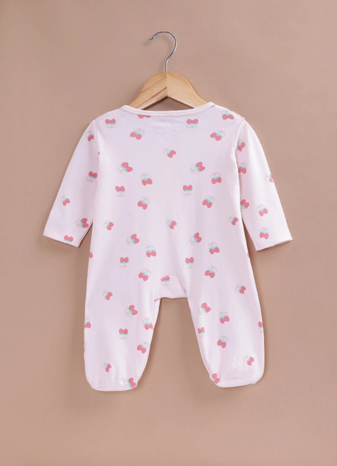 Le Pur BioCool Baby Girl Sleepsuit Combo | Soft Cotton Footed Sleepsuit (Pack of 2) - LE PUR!