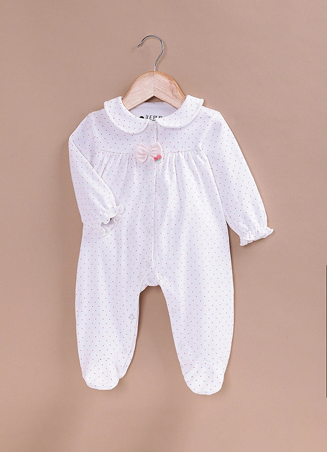 Le Pur BioCool Baby Girl Sleepsuit Combo | Soft Cotton Footed Sleepsuit (Pack of 2) - LE PUR!