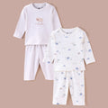Boys Farm Print Long Sleeve 100% Cotton Top & Pajama Set - Pack of 2