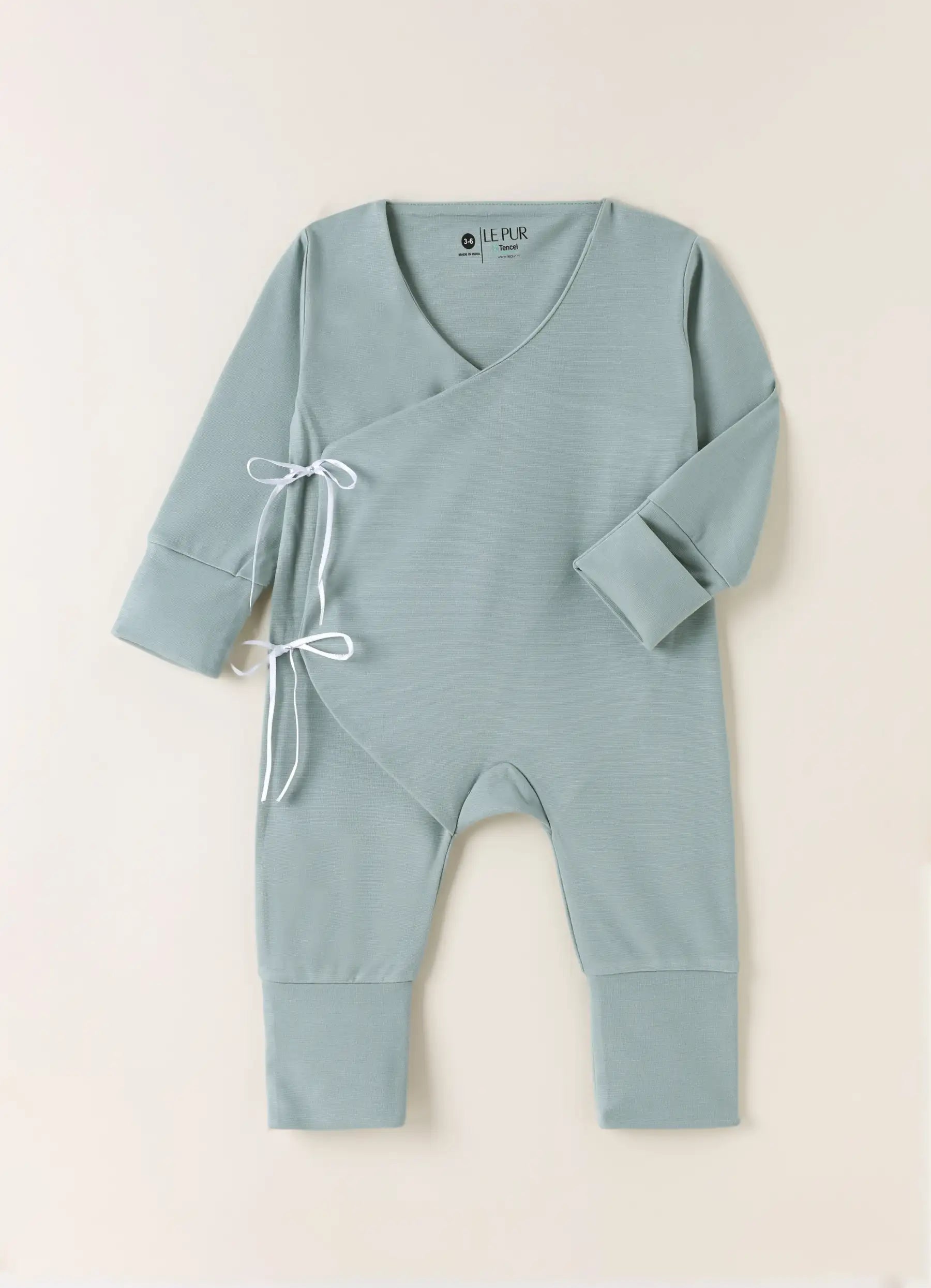 TENCEL™ Wrap Romper- Sage Green