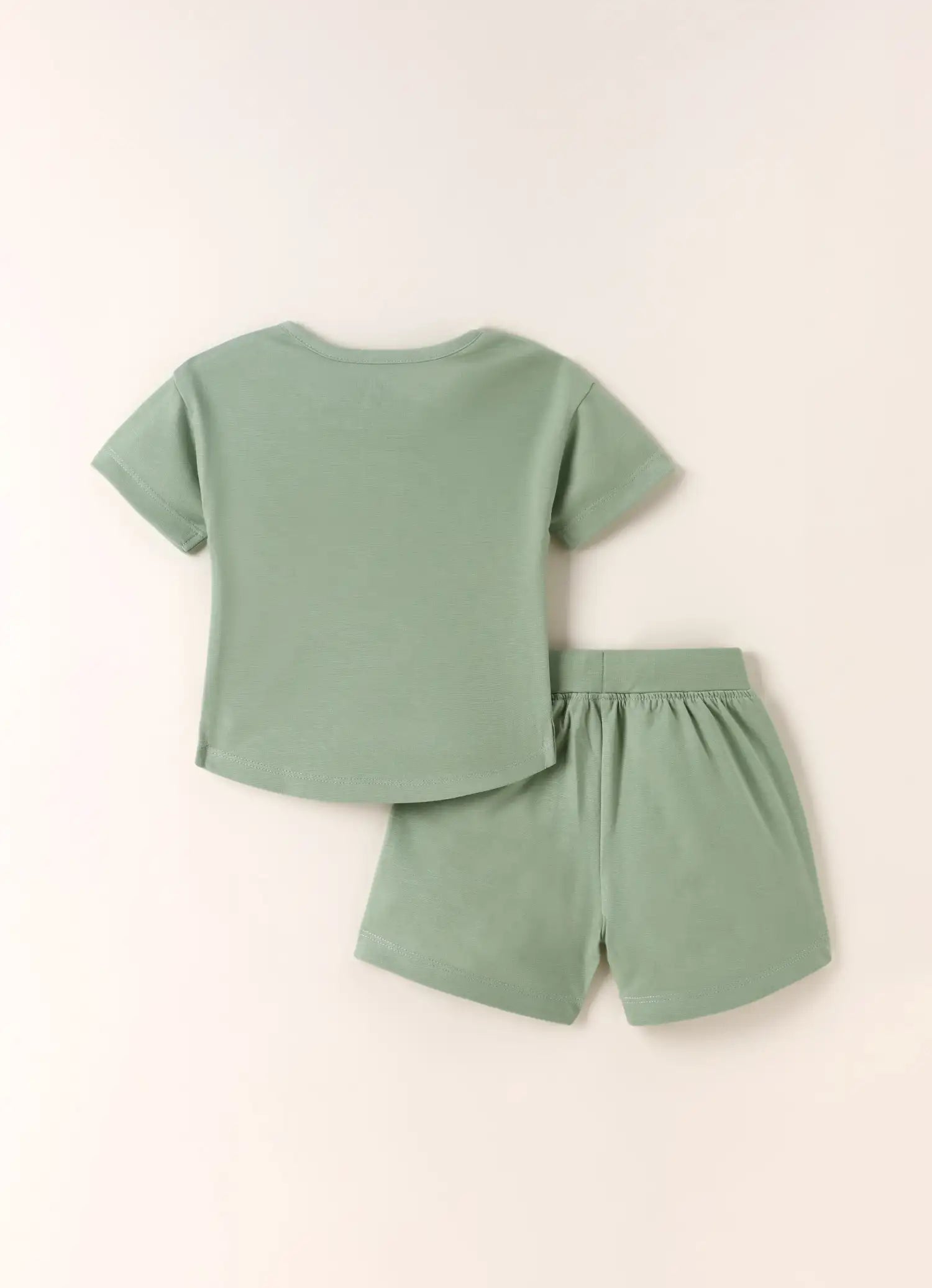 TENCEL™ T-Shirt and Shorts Set- Sage Green - LE PUR!