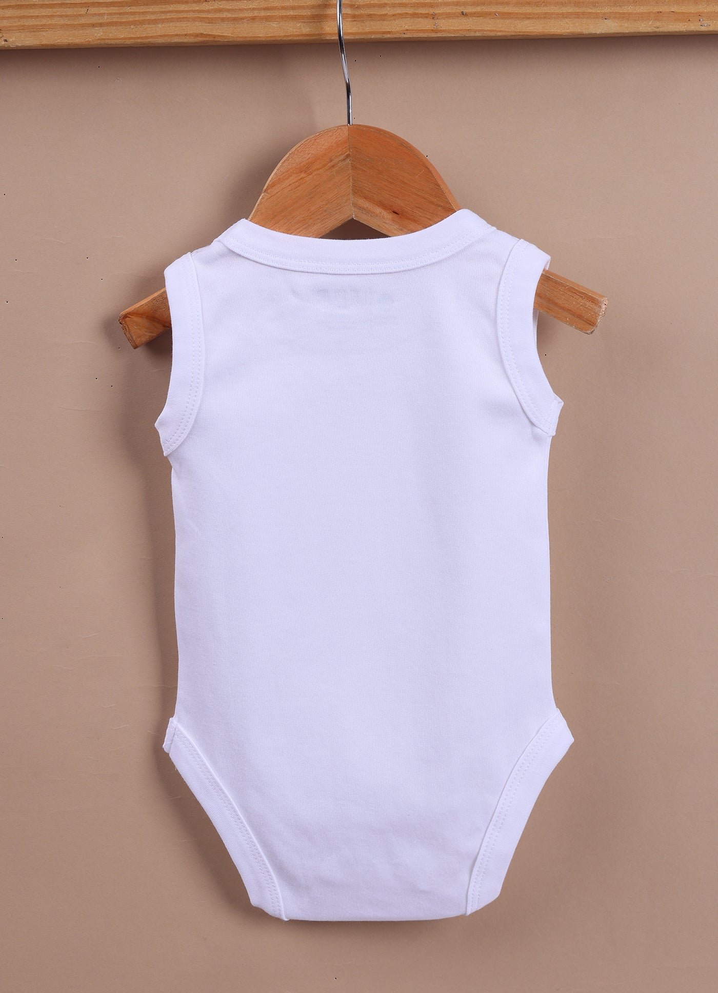 Le Pur BioKool Cotton Baby Girl Sleeveless Bodysuit Set – Pack of 5 (Pink & White) - LE PUR!