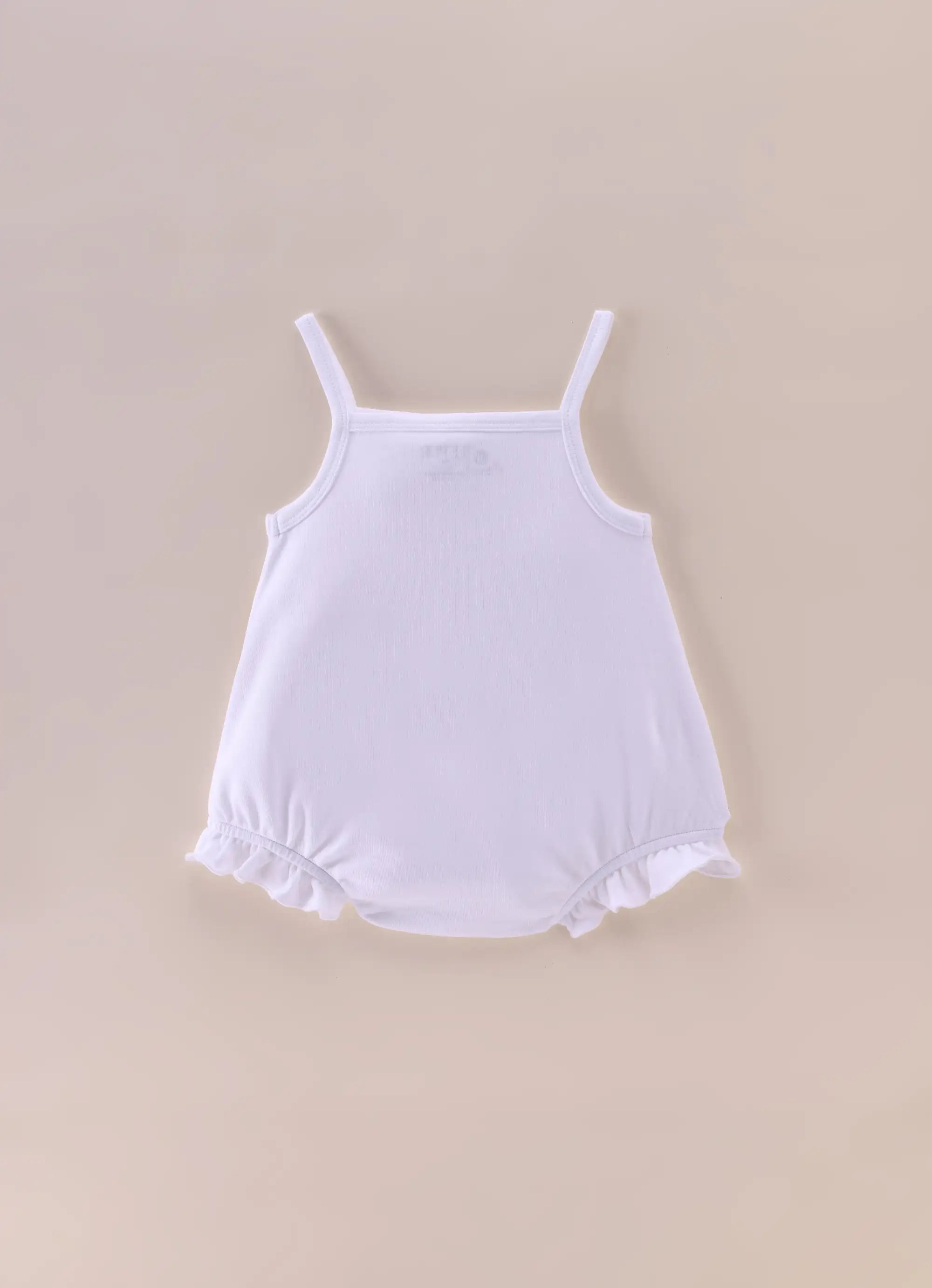 Baby Girls Cotton Strappy Bodysuit Set Pink Melange & White – Pack of 2 - LE PUR!
