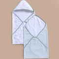 Le Pur Baby BioKool Cotton Hooded Blanket Set – 2-Pack - LE PUR!