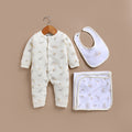 Le Pur Baby BioKool Cotton 3-Piece Set – Romper, Bib & Blanket - LE PUR!