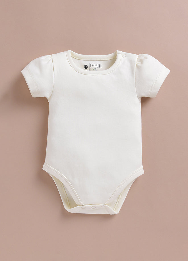 Le Pur Biocool Baby Girl Dress with Bodysuit Set | Soft Cotton Floral Dress Combo - LE PUR!