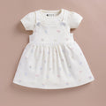 Le Pur BioKool Baby Girl Dress with Bodysuit Set | Soft Cotton Floral Dress Combo - LE PUR!