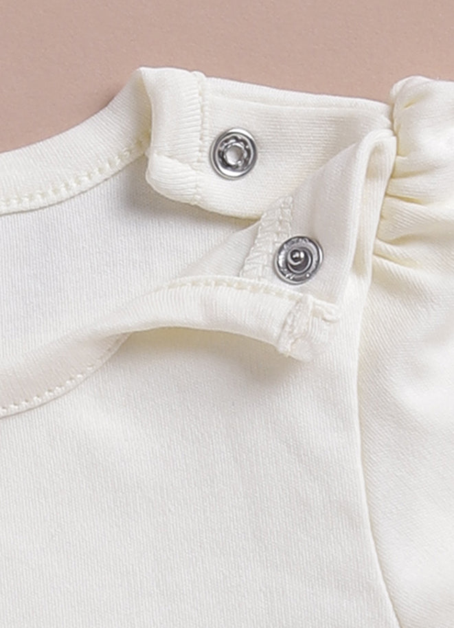 Le Pur Biocool Baby Girl Dress with Bodysuit Set | Soft Cotton Floral Dress Combo - LE PUR!