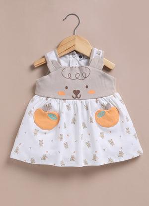 Le Pur BioCool Baby Girl 3-Piece Dress Set – Frock, Bloomer & Headband - LE PUR!